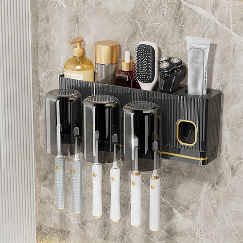 Toothbrush holder with - holder,