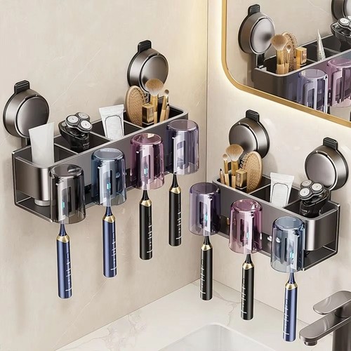 Suction cup toothbrush - cup, holder