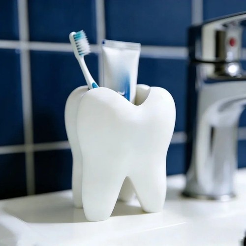 1pc white large toothbrush - large,