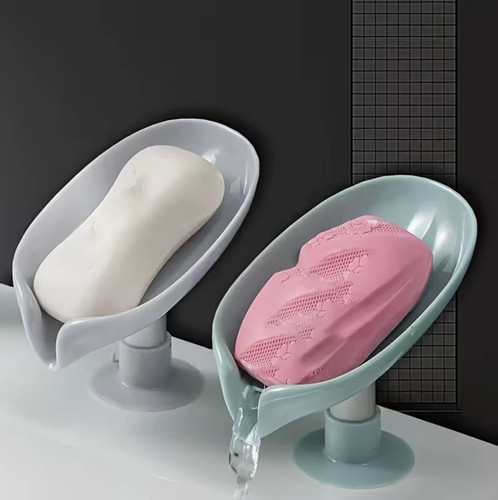 Leaf shape soap dish suction - soap,