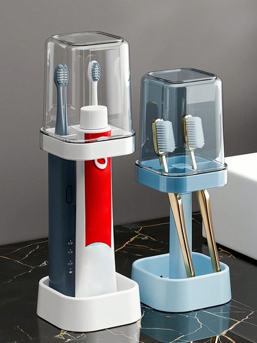 Adjustable toothbrush cup - cup, with