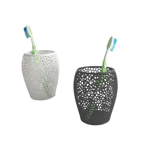 Toothbrush holder vornoi - holder,
