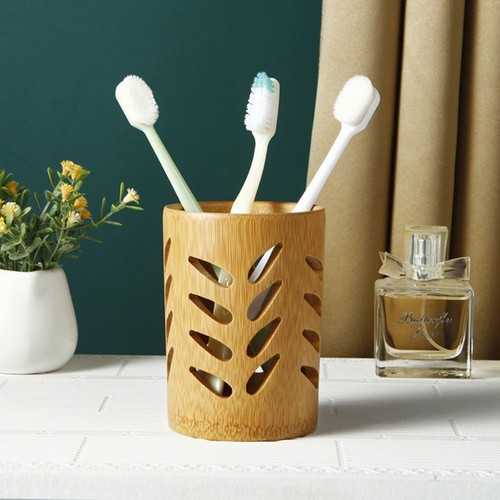 Bamboo toothbrush holder - toothbrush,