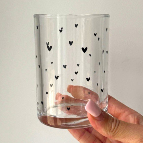 The range clear glass black - glass,