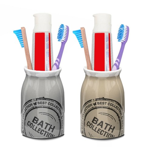 Ceramic toothbrush tumbler - ceramic,