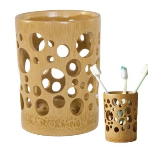 1pc bamboo toothbrush holder - 1pc,