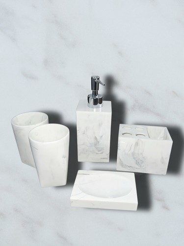 Bathroom accessory set - bathroom,