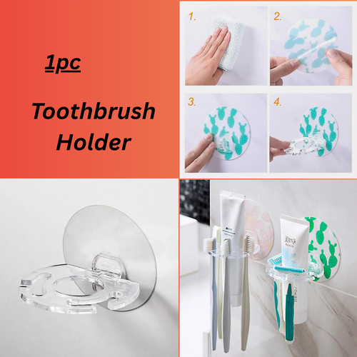 Toothbrush holder wall mount - toothbrush,