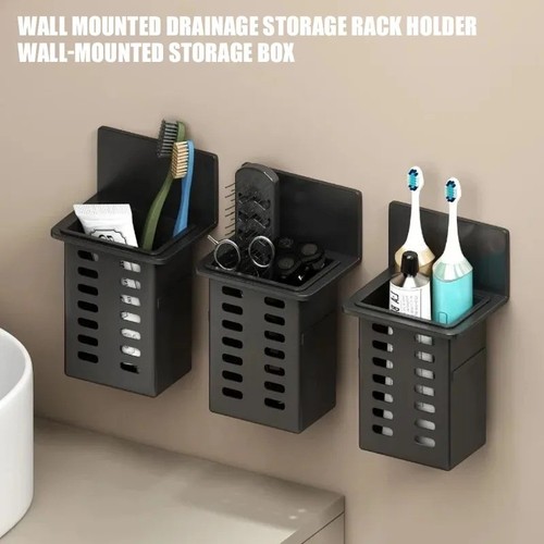 Wall mounted toothbrush holder - toothbrush,