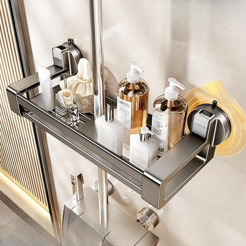 Bathroom shower shelf suction - bathroom,