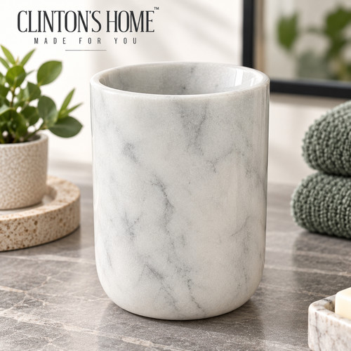 Clintons home white marble - white,